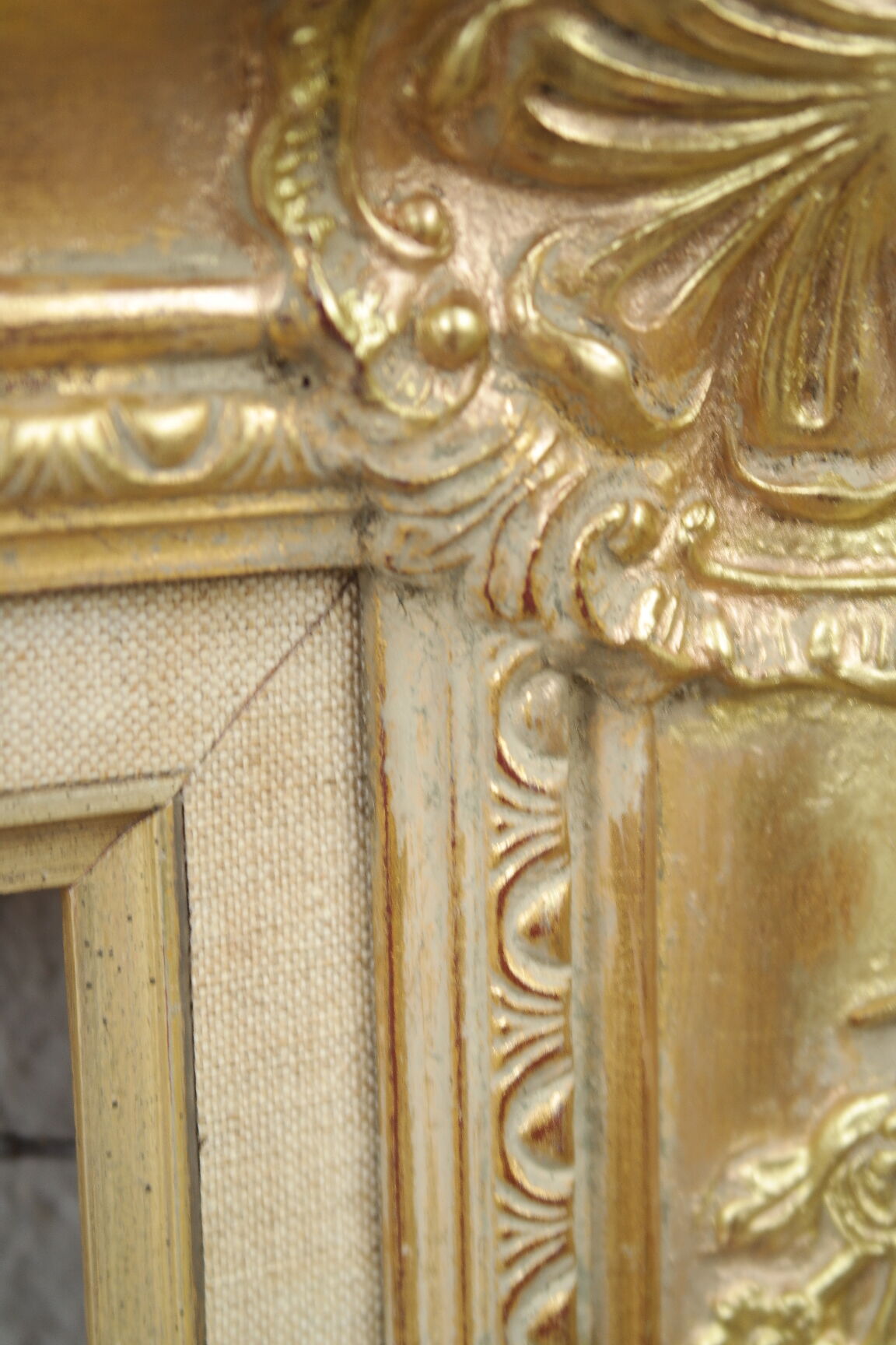 Cadre Montparnasse doré style Louis XV 109 x 63