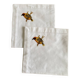 Lot de 2 sets de table et leurs serviettes "oiseaux"