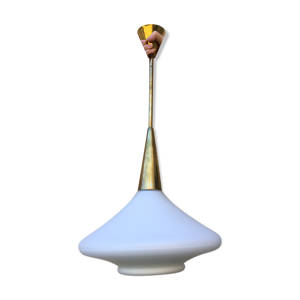 Suspension en verre blanc