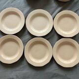 Set of 26 Longwy plates