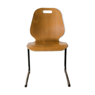 Sixties wooden chair type schoolboy