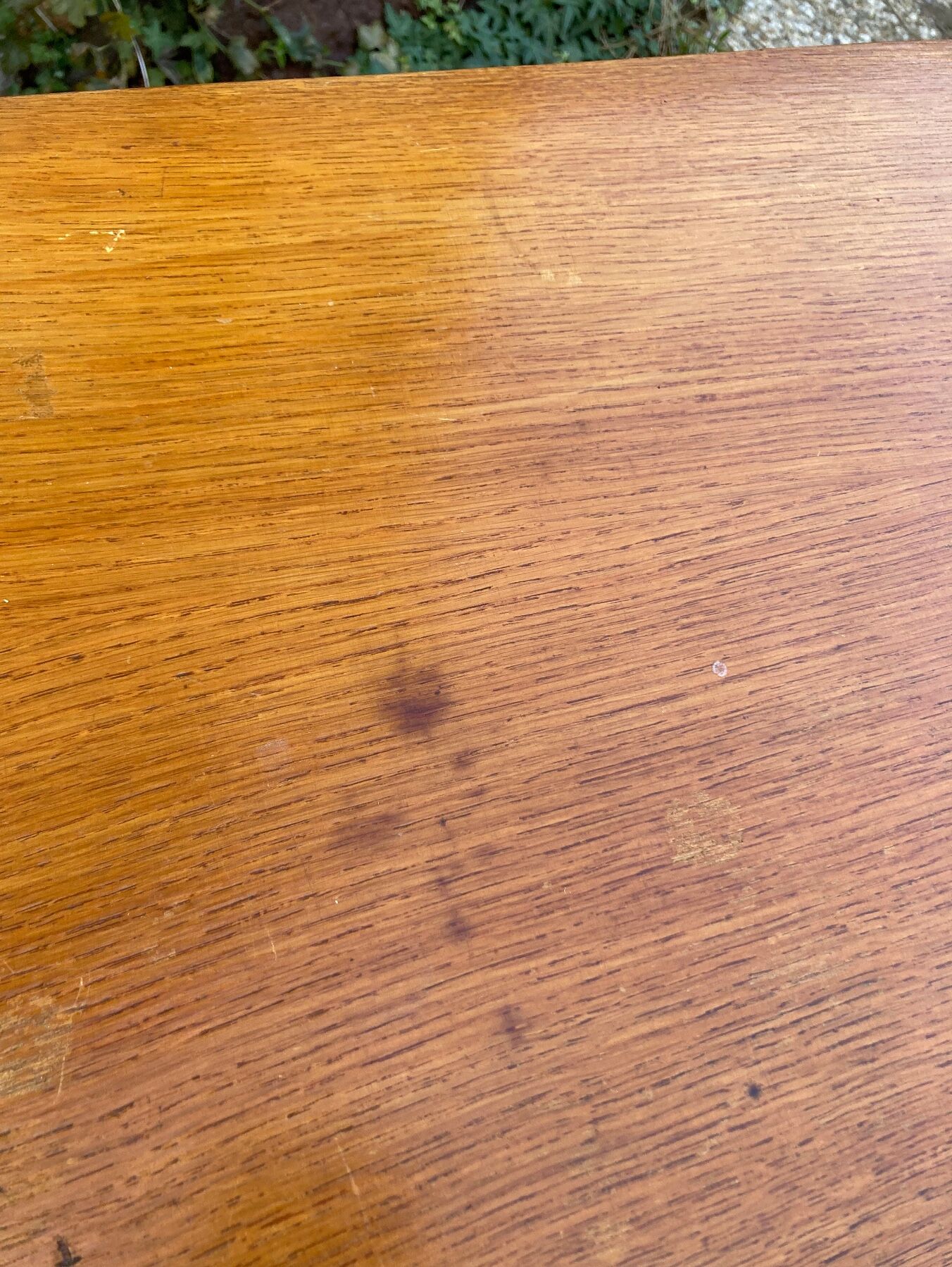 Rattan chest of drawers and vintage wood