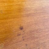 Rattan chest of drawers and vintage wood