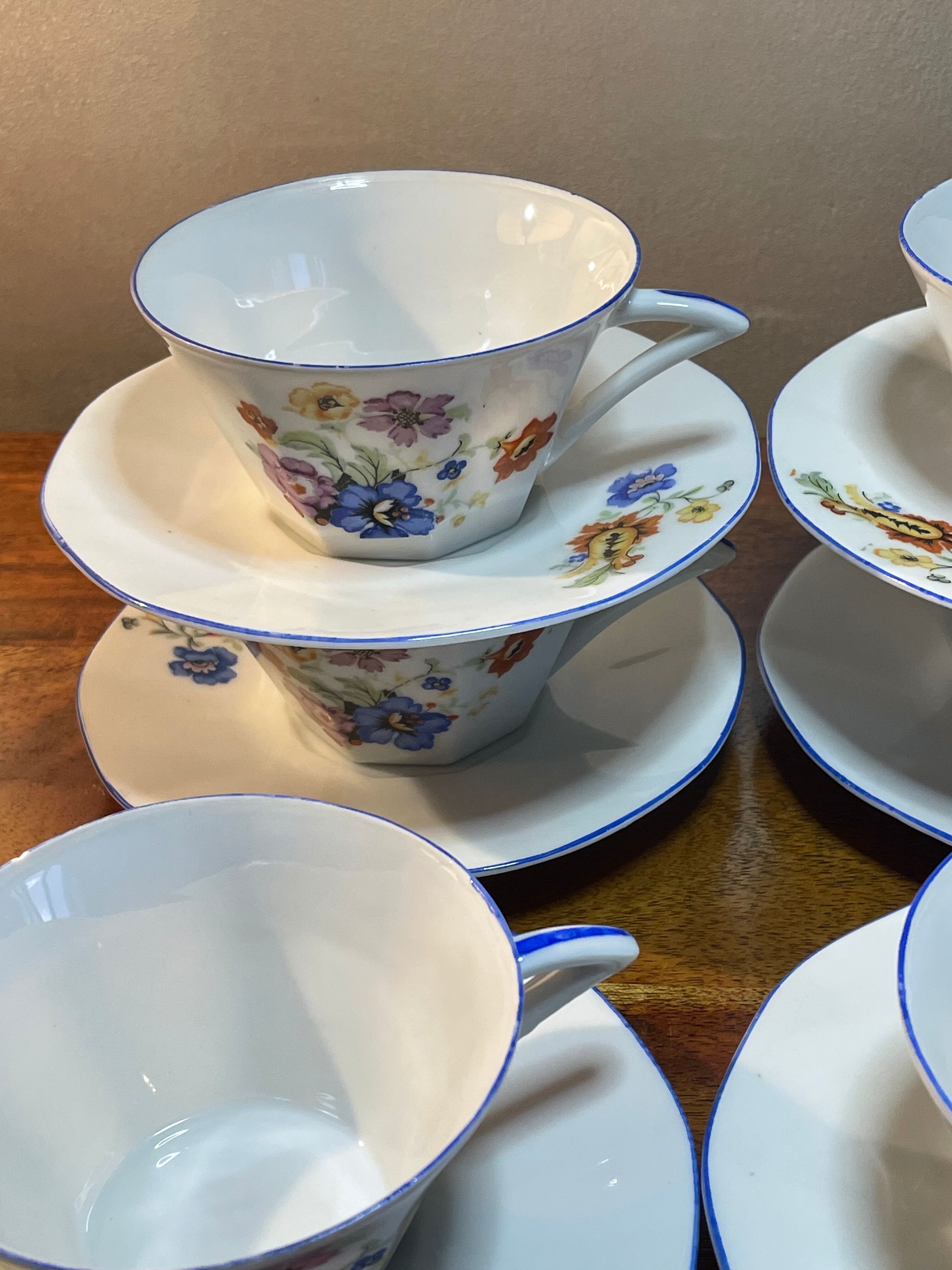 Fine porcelain coffee service from Japan