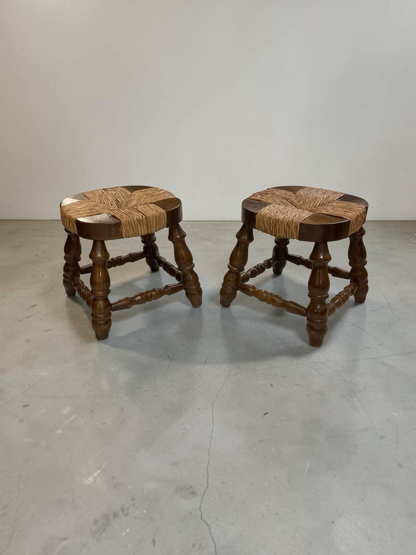 Paire de tabourets 1950