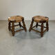 Paire de tabourets 1950