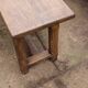 Antique solid oak farm benches