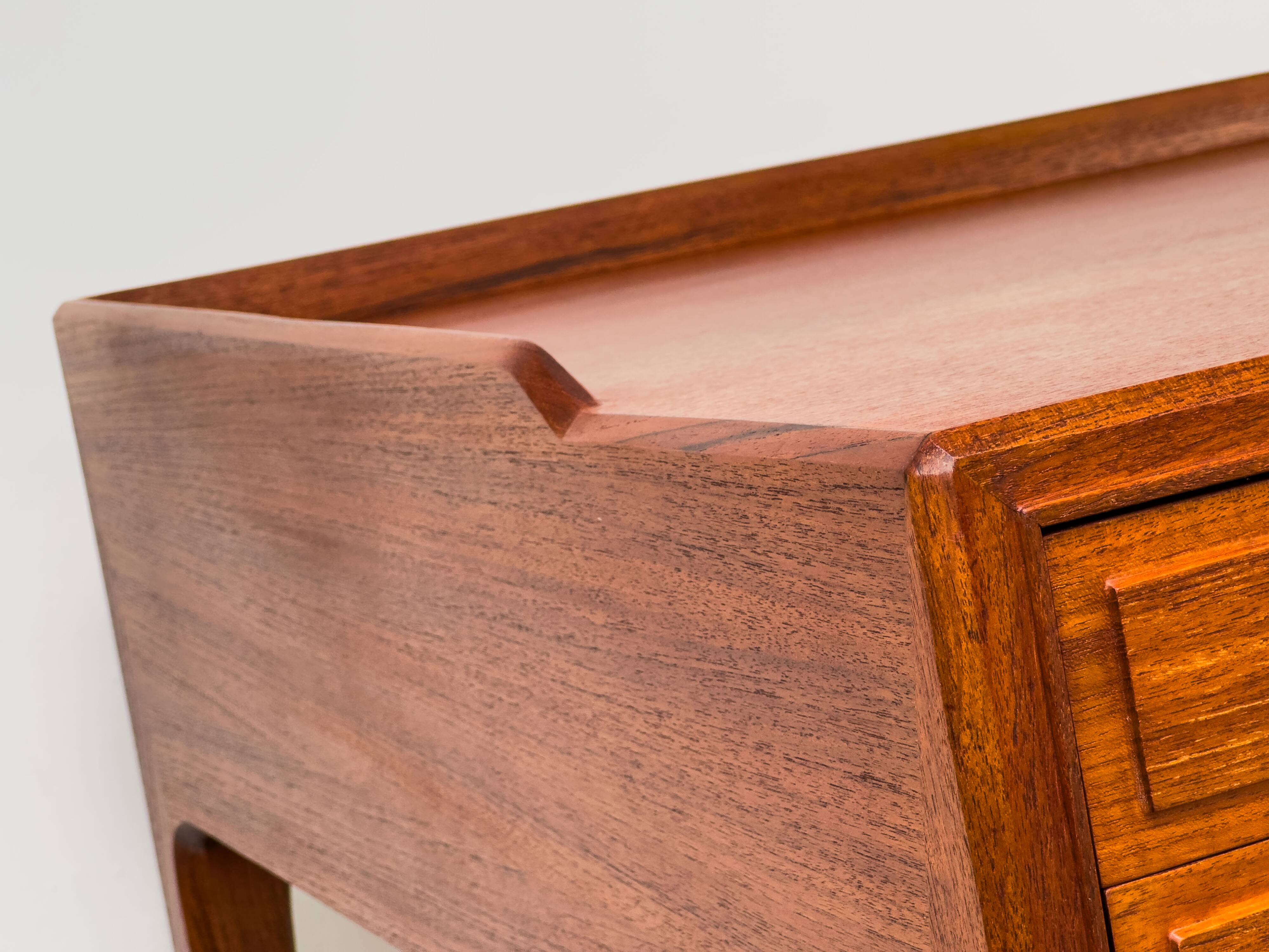 Teak Desk by Bertil Fridhagen for Bodafors, 1960s