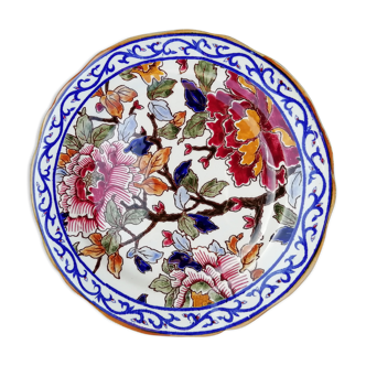 Assiette Gien pivoine