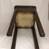 Vintage wooden chest stool