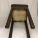 Vintage wooden chest stool