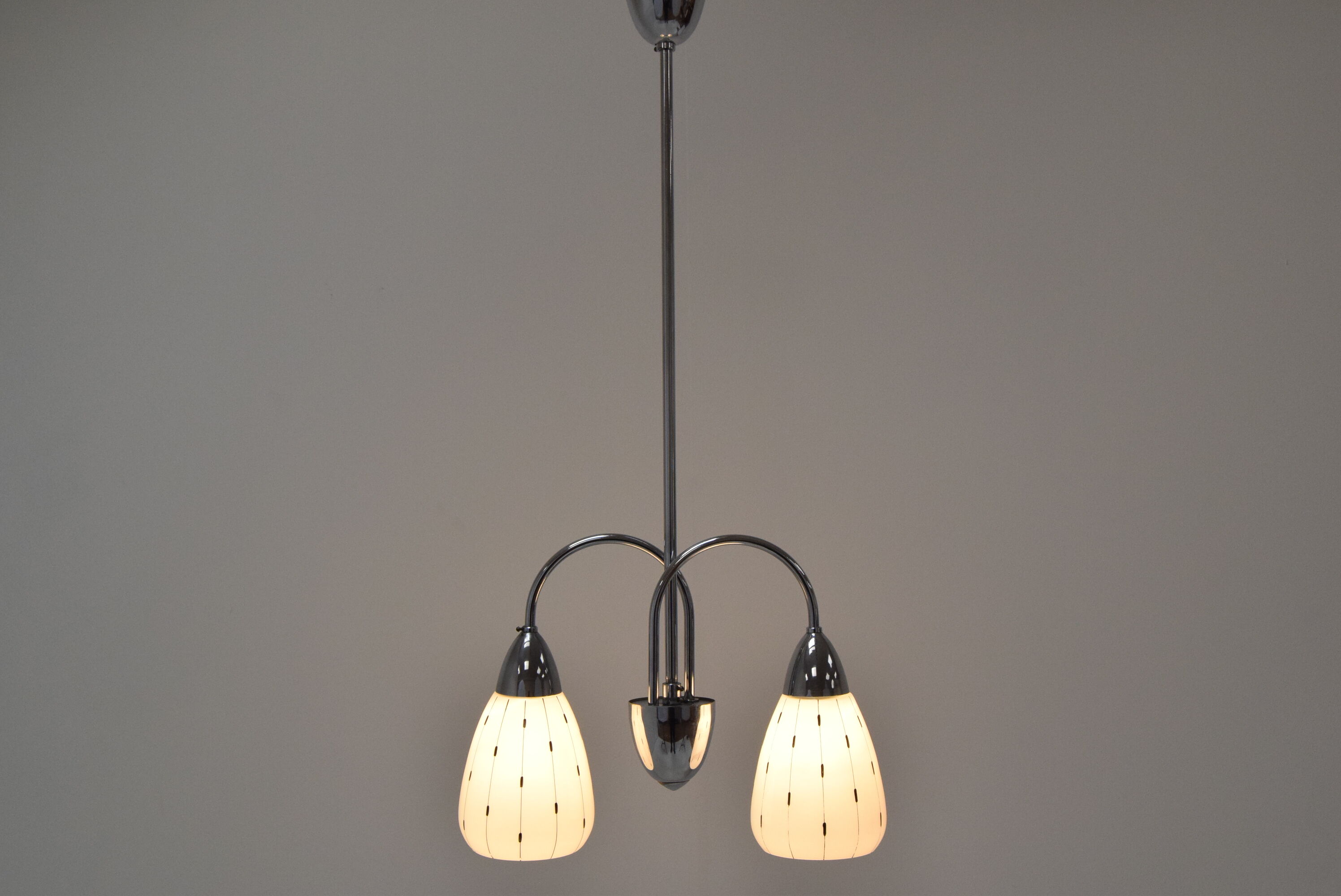 Mid-century Chandelier/Instala Decin,1960's