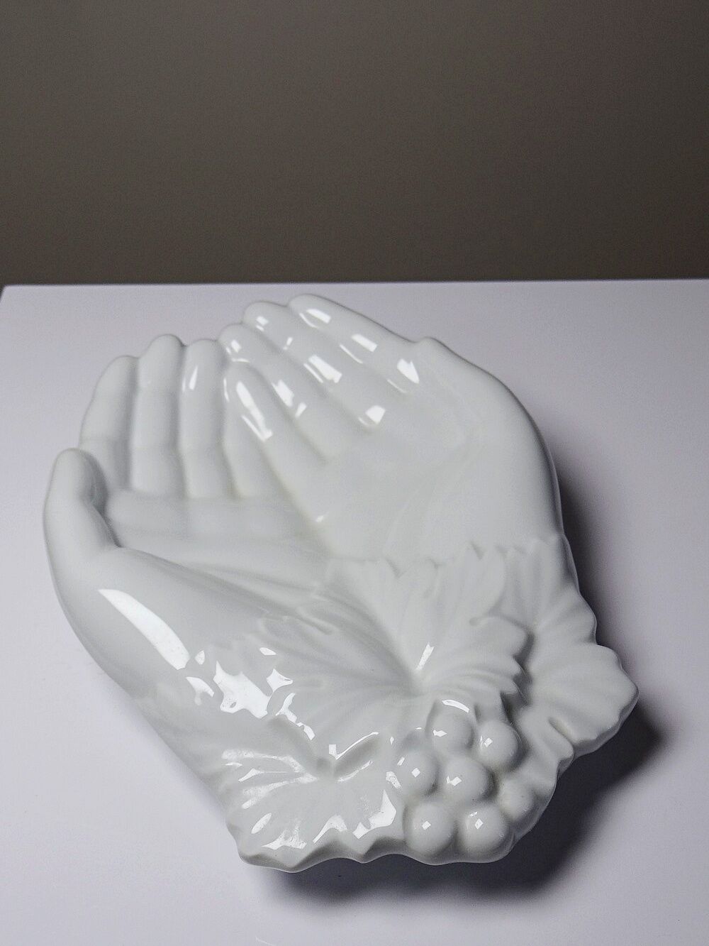 Hand tray by Georges Sand after Cocteau GDA Limoges unsigned.