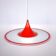 Red Suspension Mid-Century, Italy, 1960s