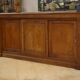 Mahogany workshop furniture with three sliding doors from the 1920s.