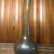 Old biot soliflore vase vintage bubble blown glass #a408