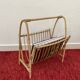Vintage bamboo rattan magazine holder
