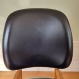 Set of 6 vintage "Pégase" chairs by Baumann.