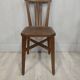 Set of 6 antique bistro chairs