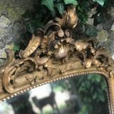 Large golden antique mirror  77x108cm