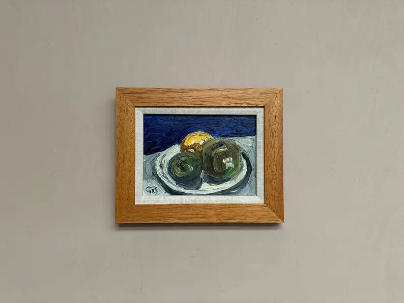 Original Swedish Oil on Panel – “Still Life” by Göran Brunius (1911–2005) – Signed