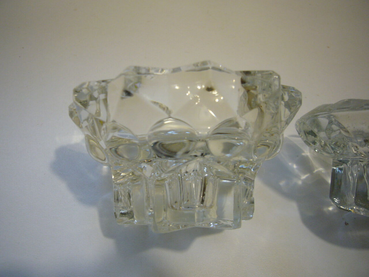 Pair of candlesticks in Crystal