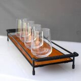 Mid-Century Modern Teak Tray: Scandinavian String Tray by NYBRO, Sweden