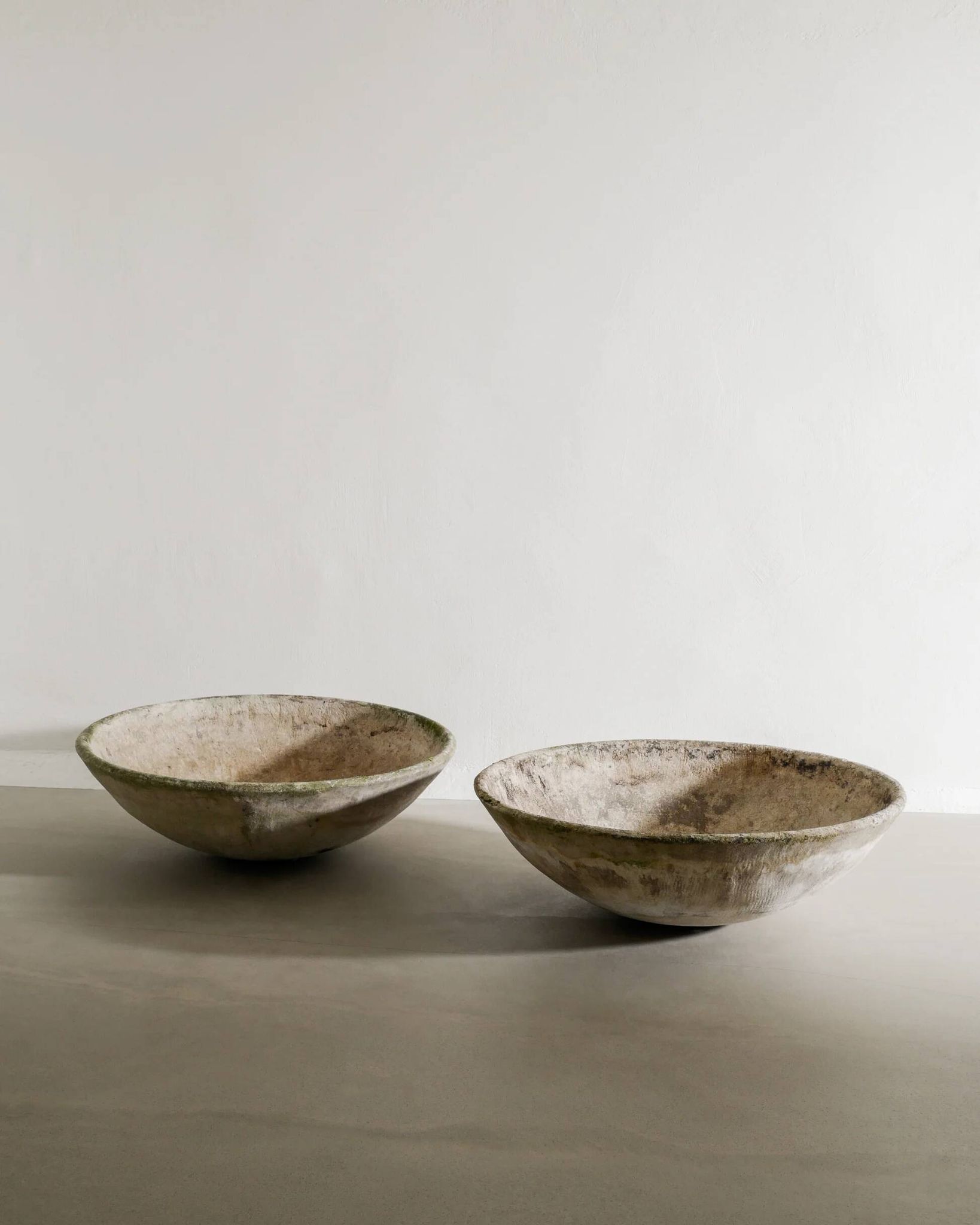 Oversized Mid Century Concrete Planters by Willy Guhl, 1950s
