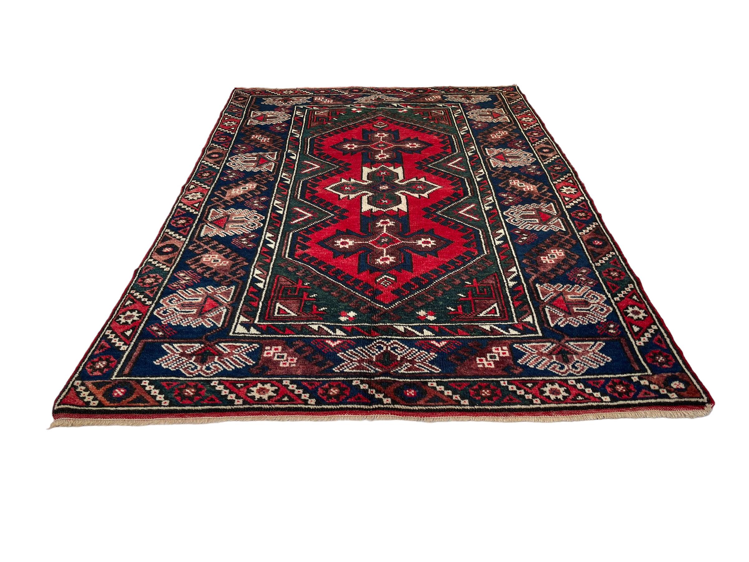 Vintage Turkish Dosemealti Rug ,191 x 131 cm