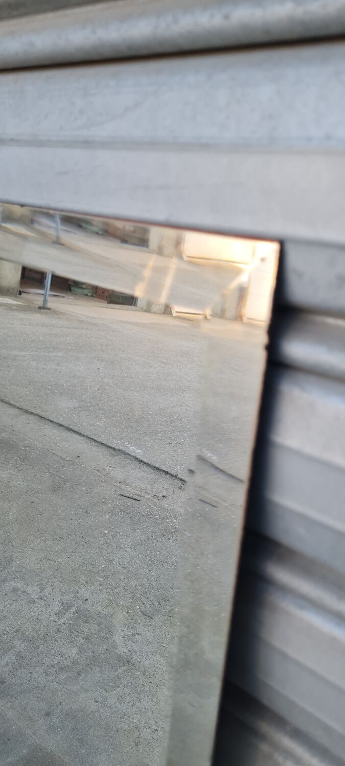 Art Deco beveled mirror