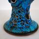 Large Fat Lava enamel vase by Charles Cart, Sea Foam, 1960