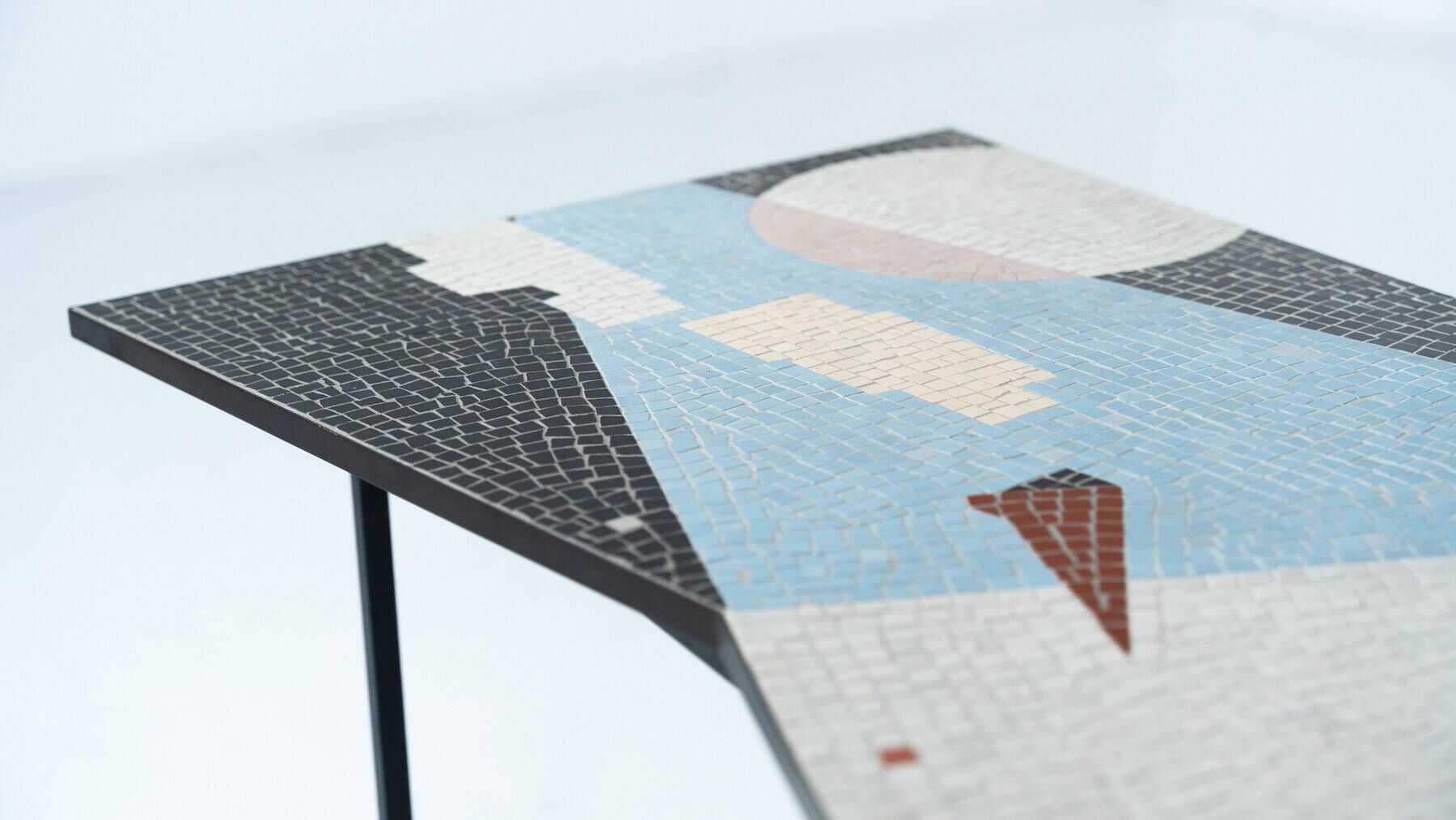 Mid-Century Modern Mosaic Side Table, 1970s