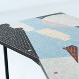 Mid-Century Modern Mosaic Side Table, 1970s