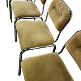 Set of 4 vintage chrome chairs