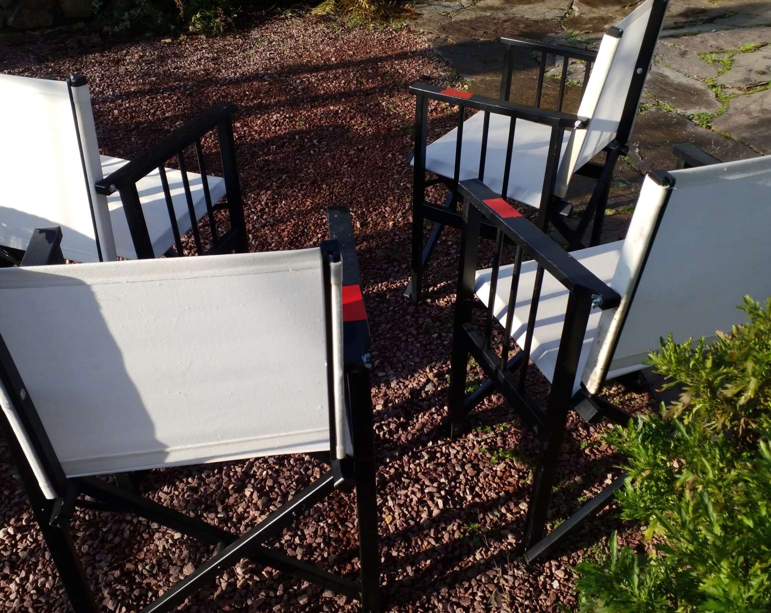 4 fauteuils en  toile