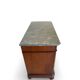 Commode Umbertino en acajou et noyer, 19e siècle.