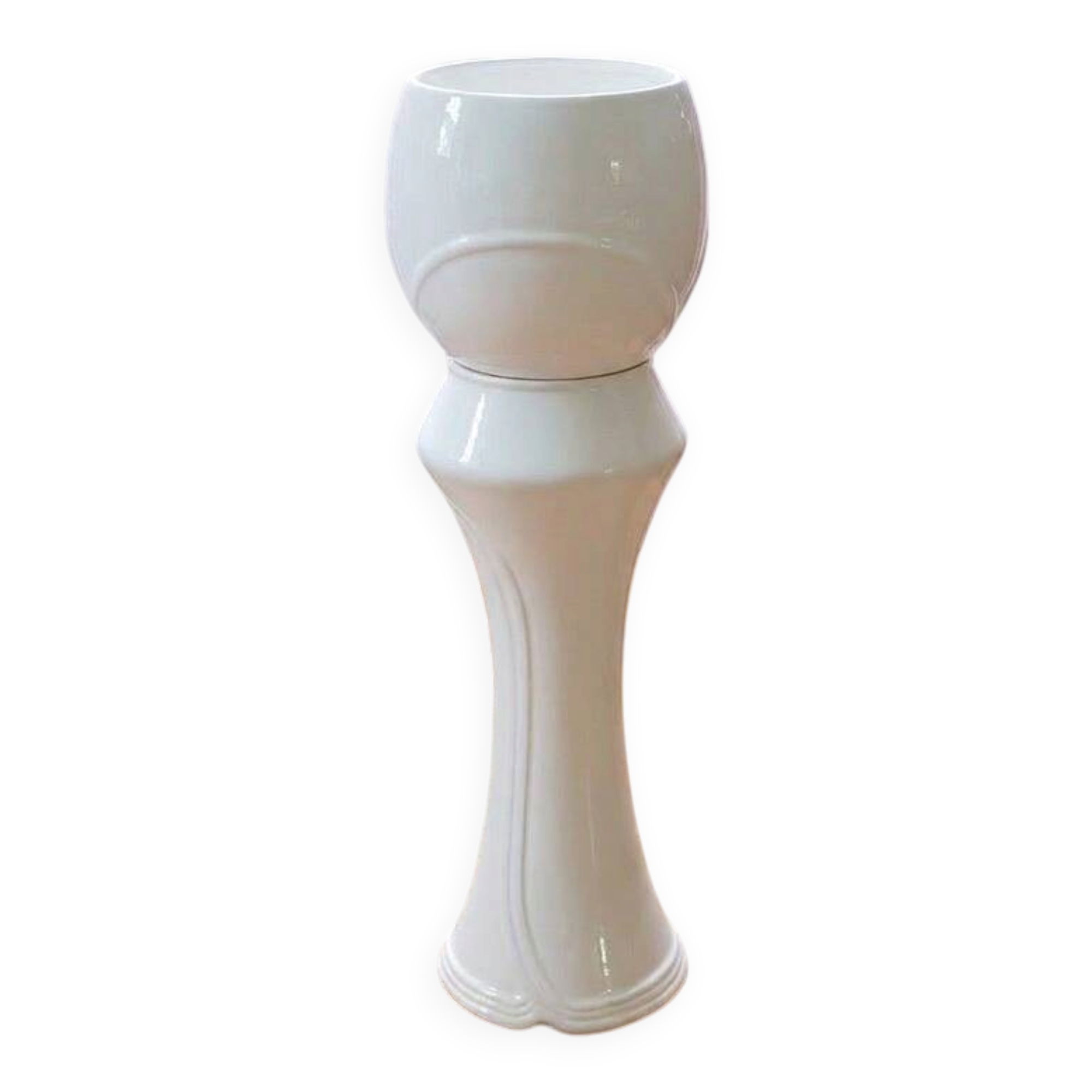 Large vintage tulip vase H74cm