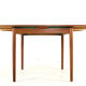 Compact Poul Hundevad for Hundevad & Co extendable dining table in teak
