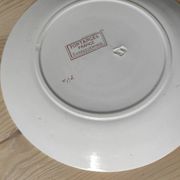 6 assiettes à dessert modèle Fontanges par Sarreguemines