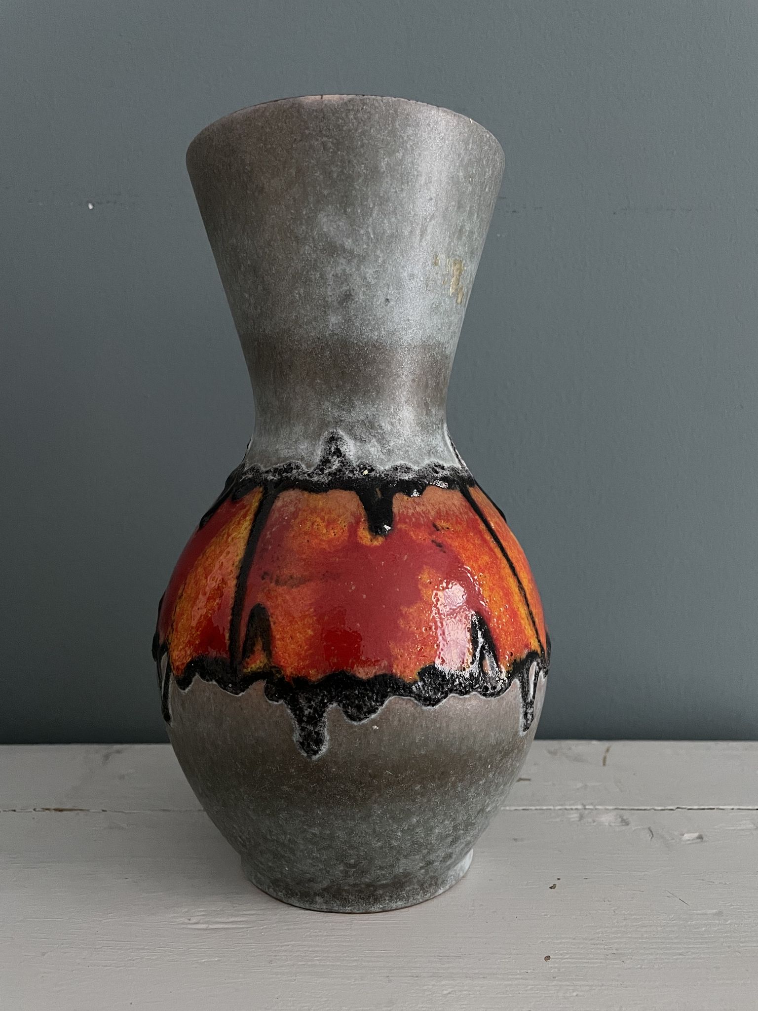 Vase en céramique Fat-Lava Carstens-Tonnieshof, Allemagne