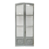 Double portes de passage en bois patiné XIX siècle