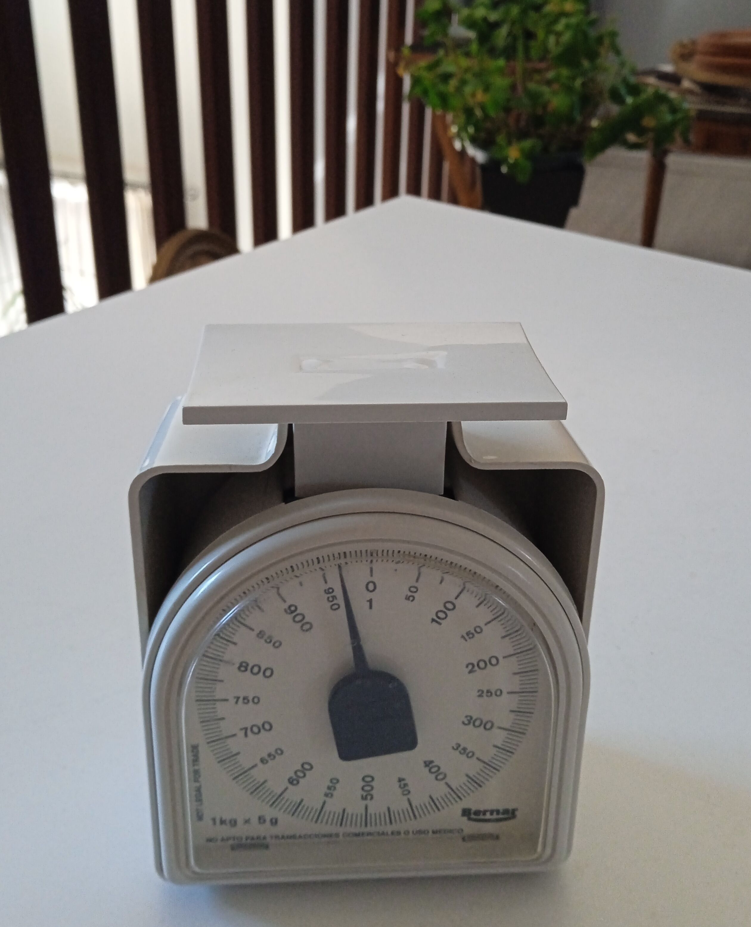 Vintage mechanical household scale