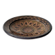 Vintage ceramic pottery salad bowl, signed, Berber work