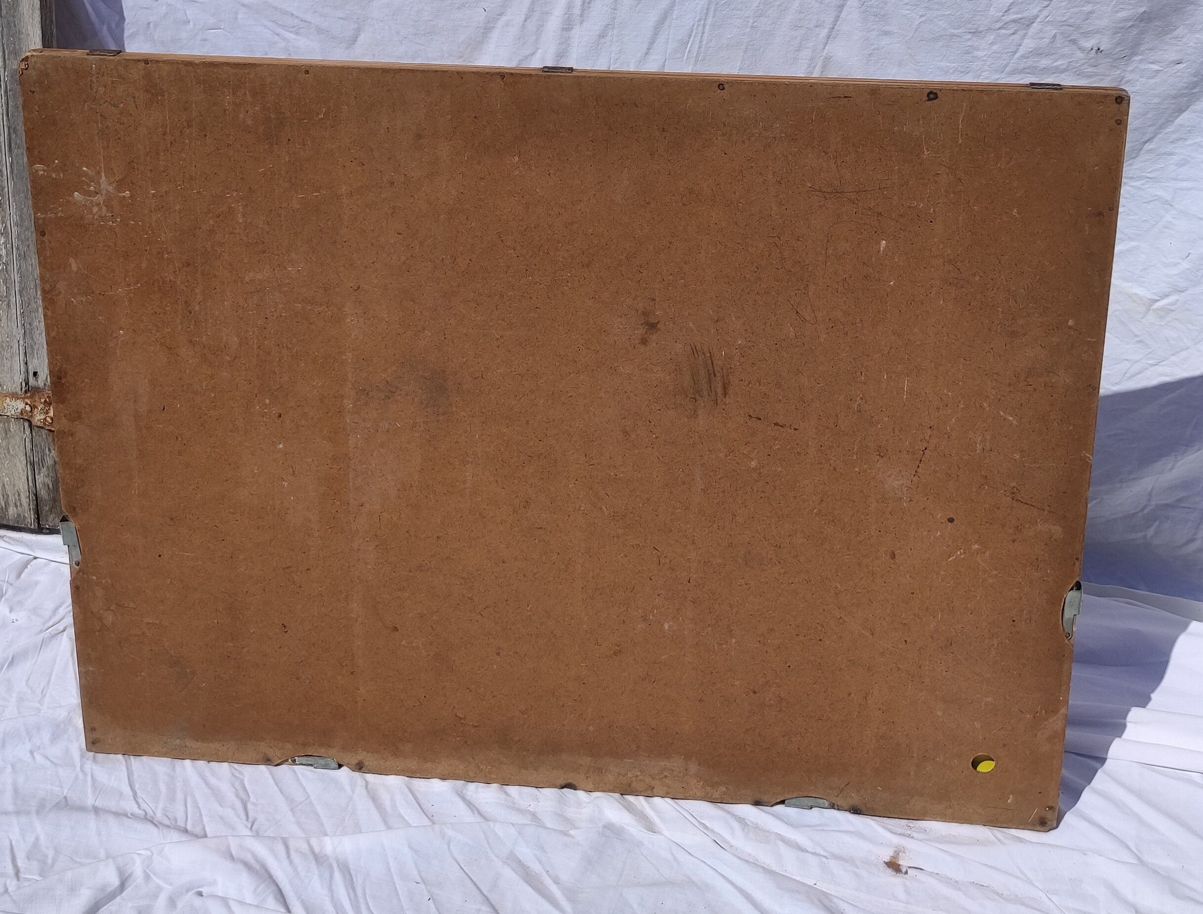 Frame and old pedagogical and school poster