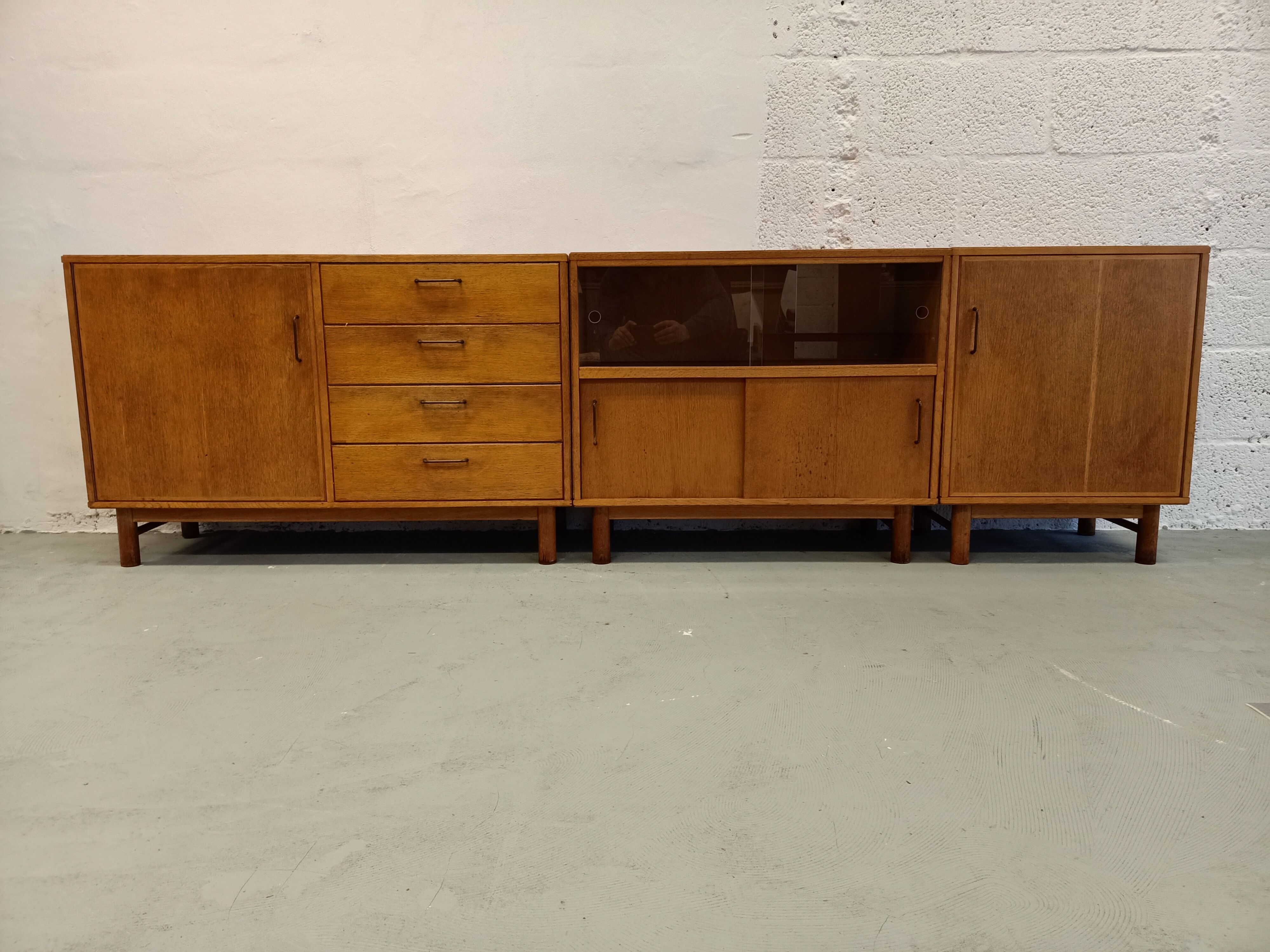 Dutch sicdeboard in 3 parts, 1950's