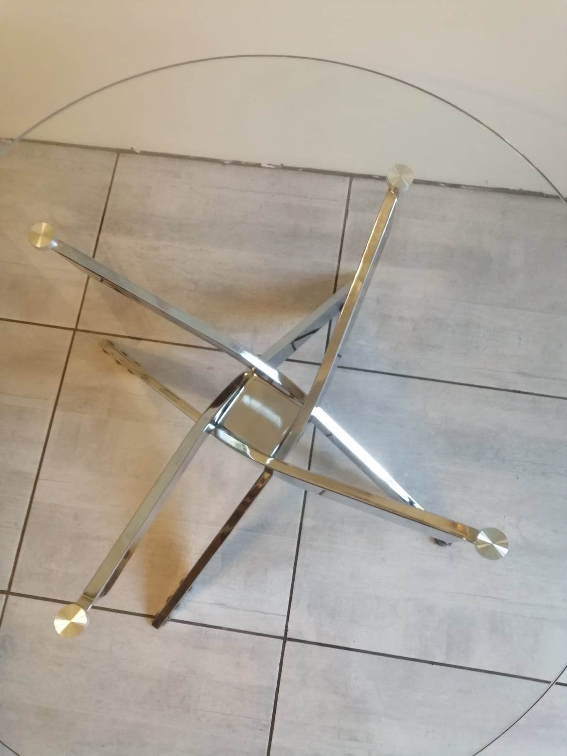 Round coffee table 80s/90s