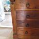 Commode 4 tiroirs en bois massif, début XXème s.