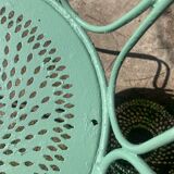 Provence green wrought iron garden room