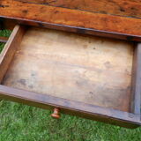 Table de ferme ancienne  fin 19e chêne massif