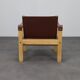 Ensemble de 2 fauteuils en teck et cuir de selle par Karl Heinz Bergmiller pour Escriba, Brésil, années 1970